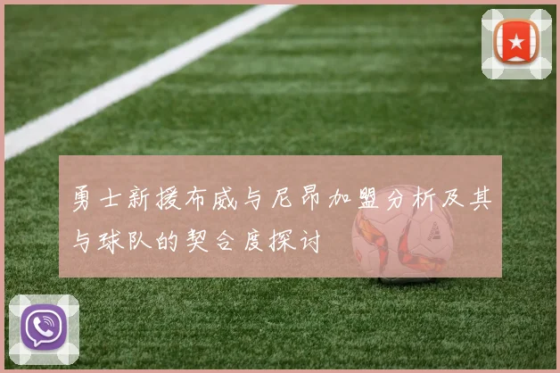 勇士新援布威与尼昂加盟分析及其与球队的契合度探讨